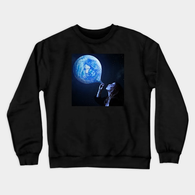 Soap Bubble Crewneck Sweatshirt by PlanetWhatIf